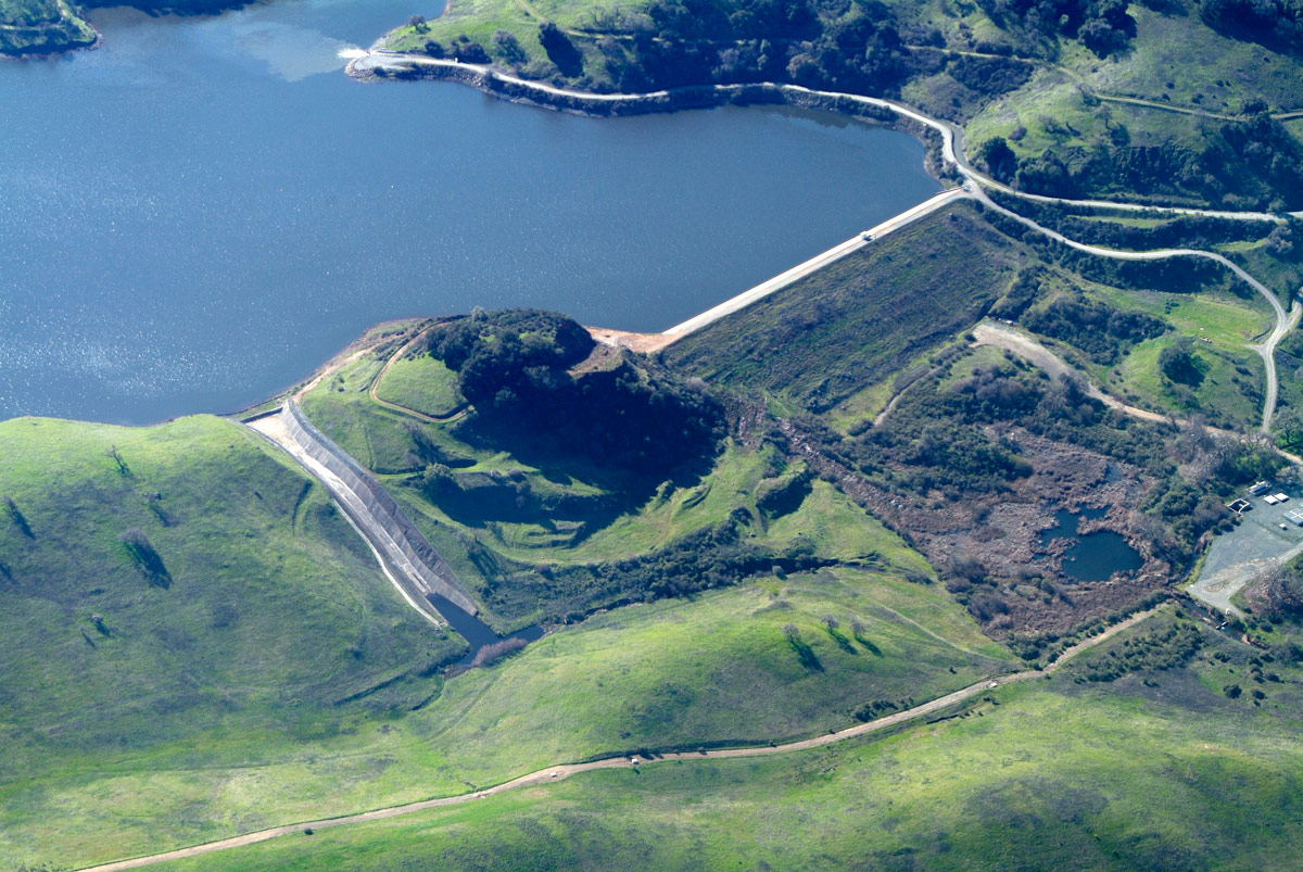 Calero Dam and Reservoir