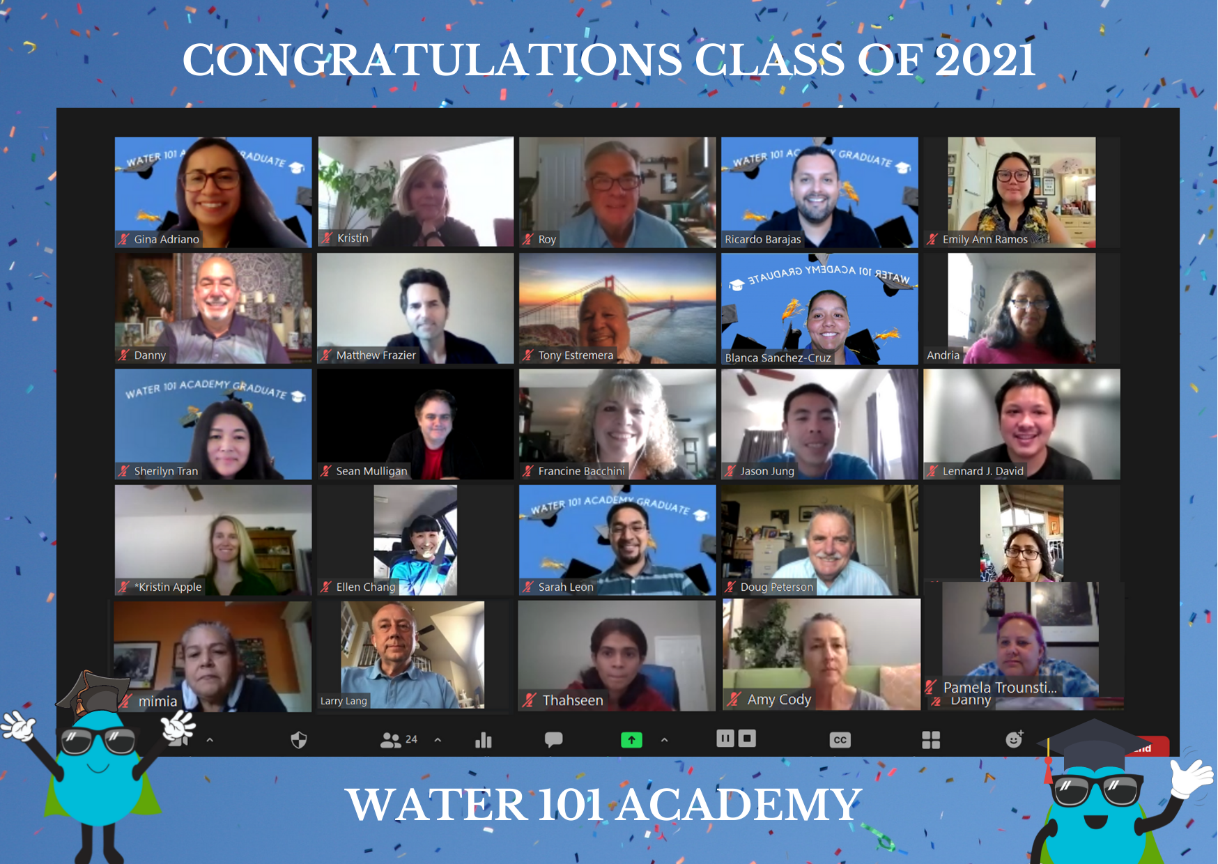 2021 Water 101 Academy Graduation Photo