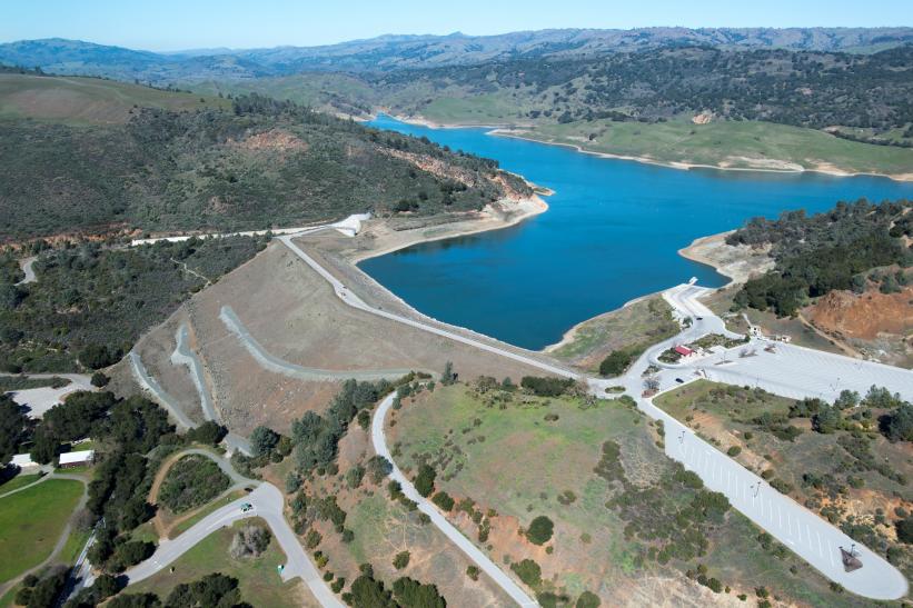 Anderson dam and reservoir